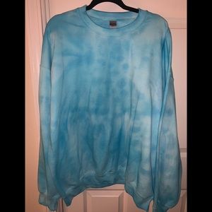 Blue Tie Dye Sweater